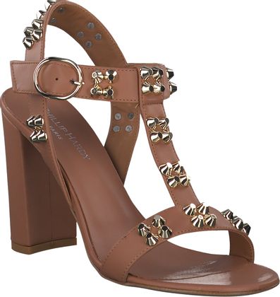 Phillip Hardy Damen-Sandalen aus Leder 186221985344 (Braun)