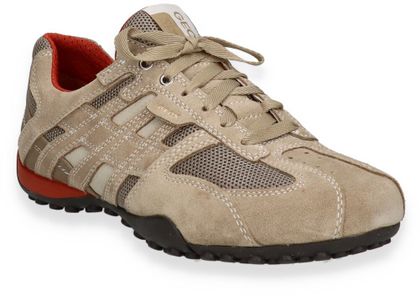 GEOX Flache Sneaker für Herren 244302362372 (Beige)