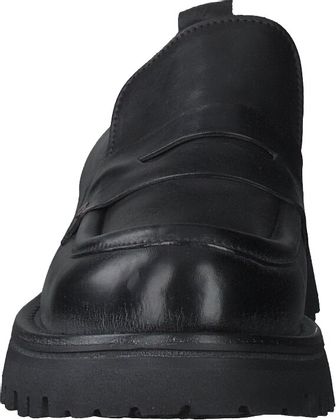 MOMA Damen-Slipper aus Leder 100001988856 (Schwarz)