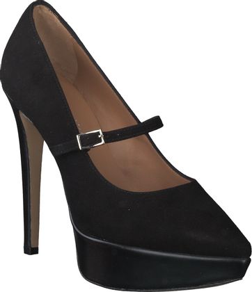 Phillip Hardy Plateau-Pumps aus Leder 127002992677 (Schwarz)