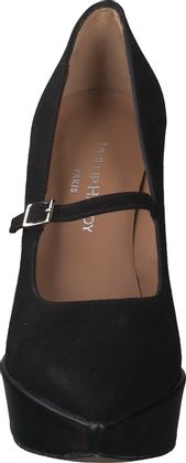 Phillip Hardy Plateau-Pumps aus Leder 127002992677 (Schwarz)
