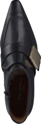 Phillip Hardy Damen-Stiefeletten aus Leder 106001992446 (Schwarz)