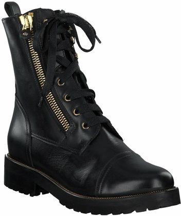 Maripé Damen Schnürboots aus Leder 102001425059 (Schwarz)