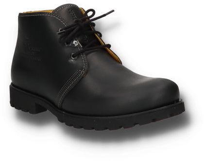 Panama Jack Herren-Schnürboots aus Leder 212001722911 (Schwarz)