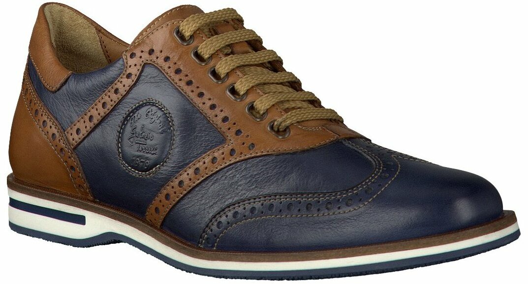 Galizio Toresi Halbschuhe für Herren 243121449258 (Braun/Blau) Bild 01