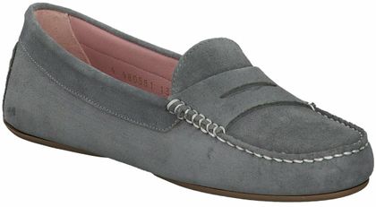 Pretty Ballerinas Flache Mokassins für Damen 100402464582 (Grau)
