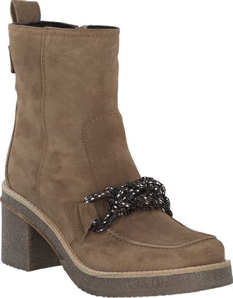 Donna Carolina Absatz-Boots für Damen aus Leder 106222992021 (Braun)