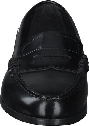 Konstantin Starke Damen-Slipper aus Leder 110001992331 (Schwarz)