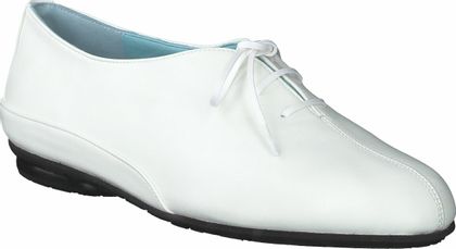 Thierry Rabotin Damen-Schnürschuhe aus Leder 101701984152 (Weiß)