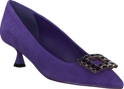 Konstantin Starke Damen-Pumps aus Leder 121192991405 (Lila)