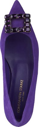 Konstantin Starke Damen-Pumps aus Leder 121192991405 (Lila)