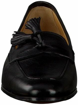 Gravati Damen-Slipper aus Leder 110001198420 (Schwarz)