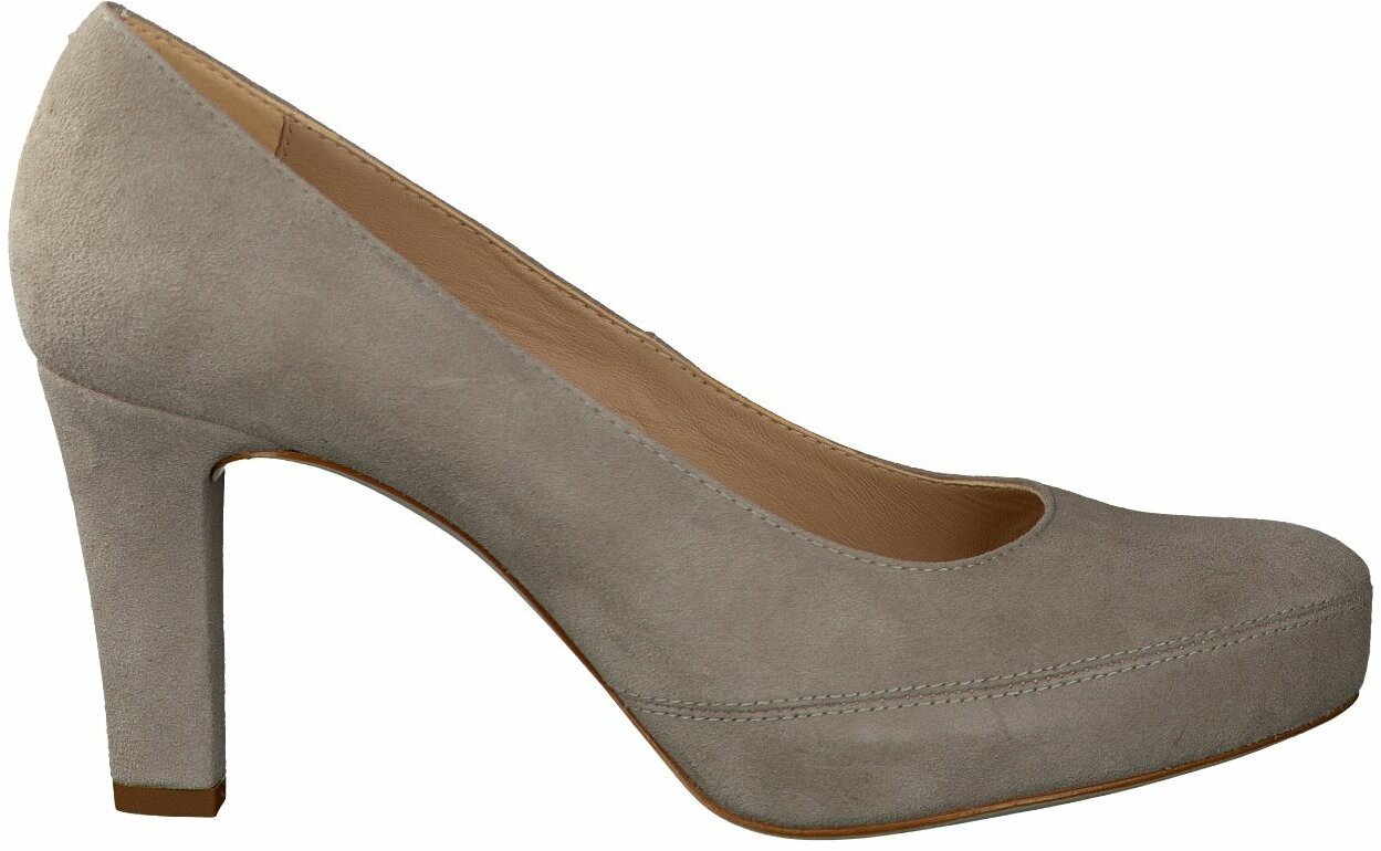 Unisa Plateau-Pumps aus Leder in Hellgrau Pumps 127442579208 grau 