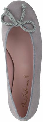 Pretty Ballerinas Flache Damen-Ballerinas 103442580511 (Hellgrau)