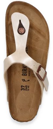 Birkenstock GIZEH Damen-Zehentrenner 591301569550 (Beige)