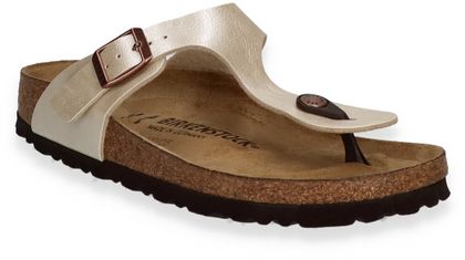 Birkenstock GIZEH Damen-Zehentrenner 591301569550 (Beige)