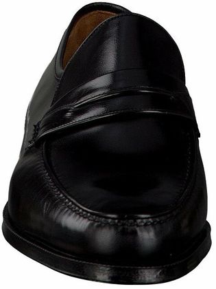 Gravati Flache Leder-Slipper 221001375329 (Schwarz)