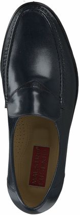 Maestro Eugenio Herren-Slipper aus Leder 221101610926 (Dunkelblau)