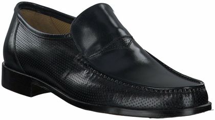 Maestro Eugenio Herren-Slipper aus Leder 221101610926 (Dunkelblau)