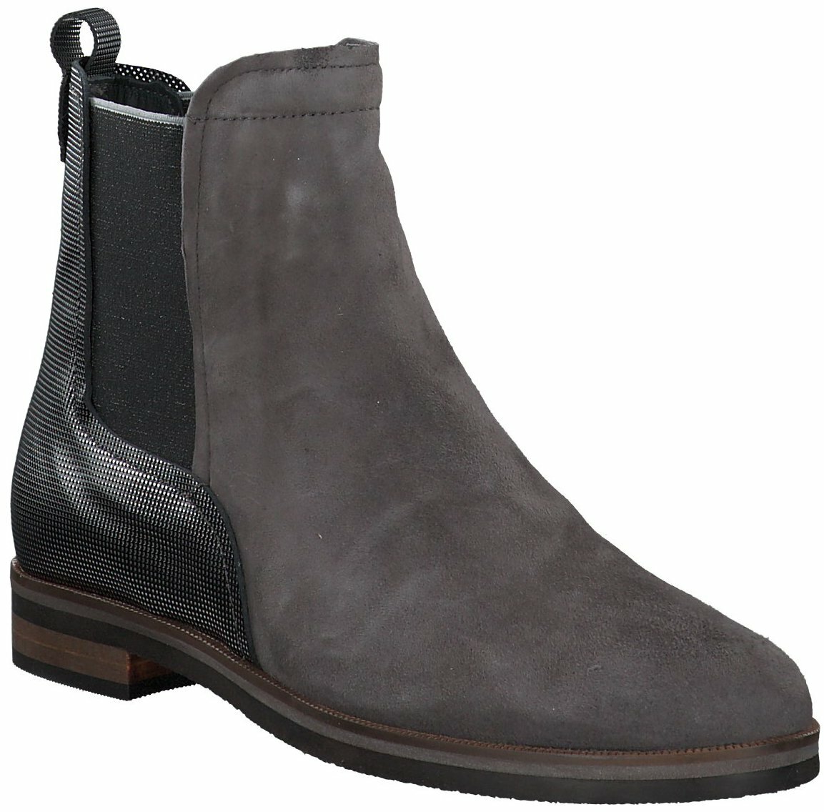 Maripé Damen-Stiefeletten aus Leder 105402631395 (Grau) Bild 01