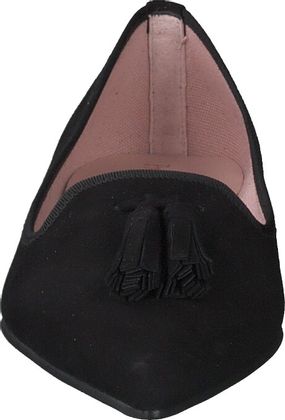 Pretty Ballerinas Damen-Ballerinas aus Leder 103002635911 (Schwarz)