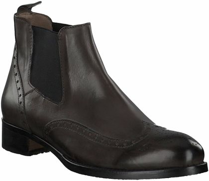 Shirley Mae Chelsea Boots für Damen aus Leder 102441977482 (Grau 