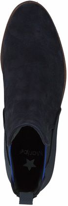 Maripé Damen-Stiefeletten aus Leder 105102631383 (Dunkelblau)