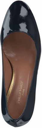 Phillip Hardy Damen-Pumps aus Leder 122103641534 (Dunkelblau)