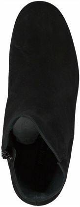 Paul Green Damen-Stiefeletten aus Leder 106002637130 (Schwarz)