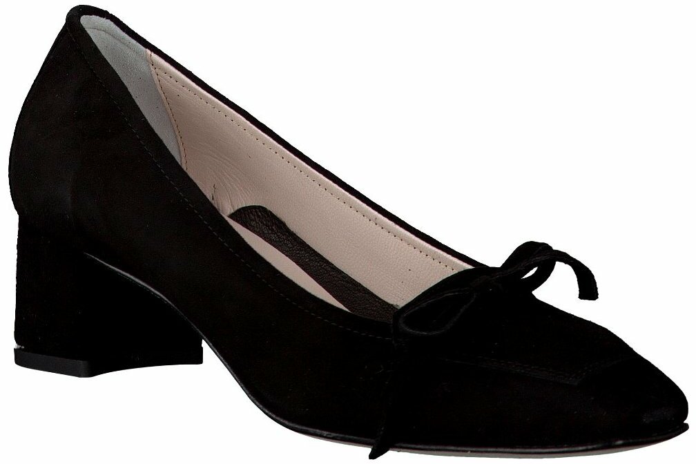 schwarze pumps rund