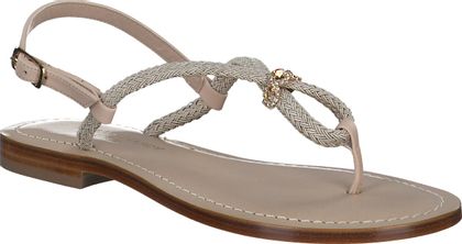 Phillip Hardy Damen-Dianetten aus Leder 189301620014 (Beige)