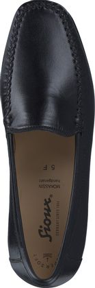 Sioux Slipper aus Leder 103001651527 (Schwarz)