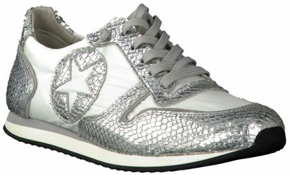 Kennel & Schmenger Leder-Schnürschuhe 101915650365 (Weiß/Silber)