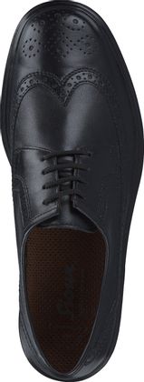 Sioux extraweite Herren-Schnürschuhe 276001031343 (Schwarz)