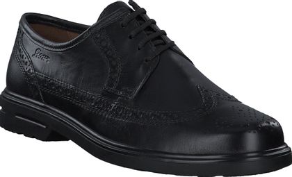 Sioux extraweite Herren-Schnürschuhe 276001031343 (Schwarz)