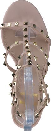 Eddie Rodriguez Damen-Sandaletten 185591670169 (Beige/Rosé)