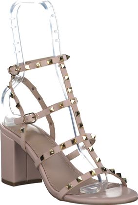 Eddie Rodriguez Damen-Sandaletten 185591670169 (Beige/Rosé)