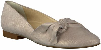 Paul Green Damen-Ballerinas 103302677632 (Beige/Gold)