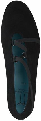 Thierry Rabotin Damen-Schnürpumps aus Leder 125002709591 (Schwarz)