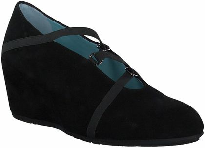 Thierry Rabotin Damen-Schnürpumps aus Leder 125002709591 (Schwarz)