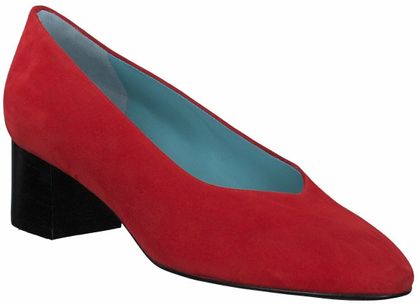 Thierry Rabotin Damen-Pumps aus Leder 121502709682 (Rot)
