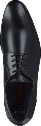 LLOYD OSMOND Herren-Schnürschuhe aus Leder 240001679860 (Schwarz)