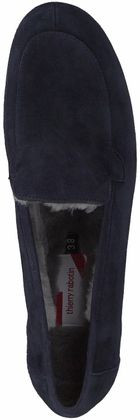 Thierry Rabotin Slipper aus Leder 193102709773 (Dunkelblau)