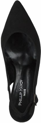 Phillip Hardy Slingpumps aus Leder 131002724355 (Schwarz)
