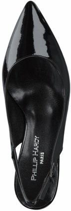 Phillip Hardy Slingpumps aus Leder 131003724361 (Schwarz)