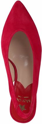 Maripé Slingpumps aus Leder 131502713120 (Rot)