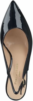 Phillip Hardy Slingpumps aus Leder 131103724373 (Dunkelblau)