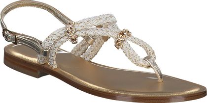 Phillip Hardy Flache Dianetten 189307714197 (Beige/Gold)