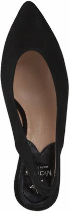 Maripé Slingpumps aus Leder 131002713119 (Schwarz)