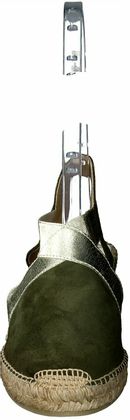 Phillip Hardy Damen-Espadrilles aus Leder 562692723678 (Grün)